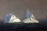William Bradford Icebergs 1 painting